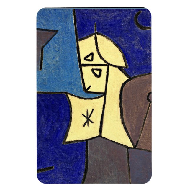 Klee - Hoher Watcher, Bauhaus Magnet (Vertikal)