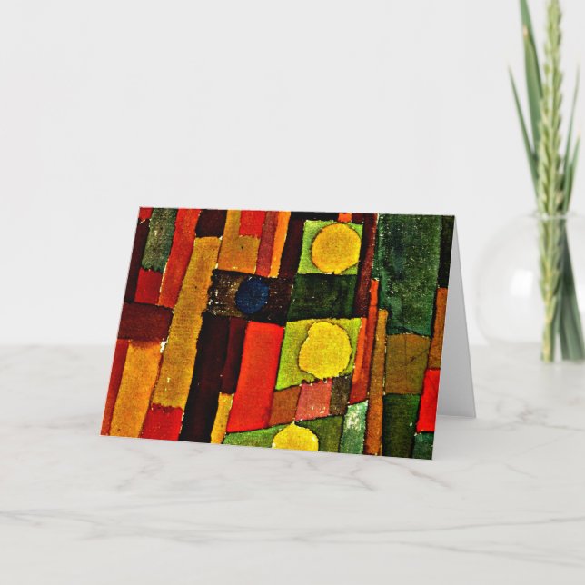 Klee - Im Stil Kairouans, Karte (Vorderseite)