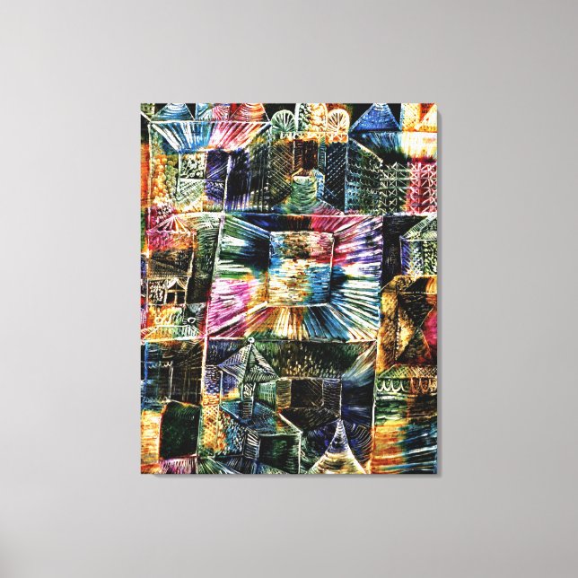 Klee - Kiosk-Architektur Leinwanddruck (Vorderseite)