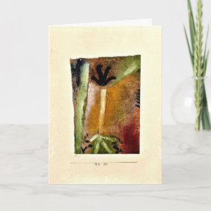 Klee - Kleiner Baum, abstrakte Kunst Karte