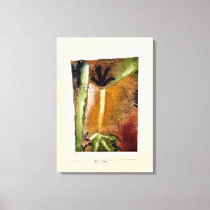 Klee - Kleiner Baum, abstrakte Kunst Leinwanddruck