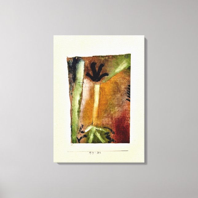 Klee - Kleiner Baum, abstrakte Kunst Leinwanddruck (Vorderseite)