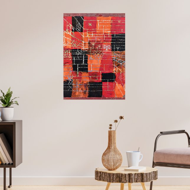 Klee - Konfiguration, abstrakte Kunst, Poster (Wohnzimmer 3)