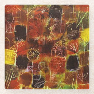Klee - Kosmische Komposition Glasuntersetzer