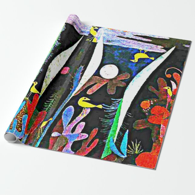 Klee - Landschaft mit Gelben Vögeln Geschenkpapier (Ungerollt)