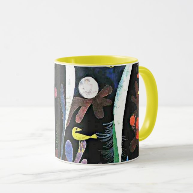 Klee - Landschaft mit gelben Vögeln Tasse (VorderseiteRechts)