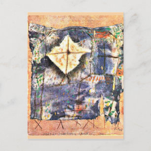 Klee - Landschaft zerstört Postkarte