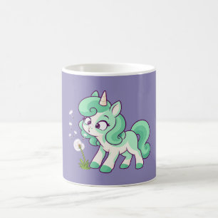 Klee Löwenzahn Wunsch Lavendel Tasse