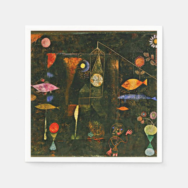 Klee - Magie der Fische Serviette (Vorderseite)
