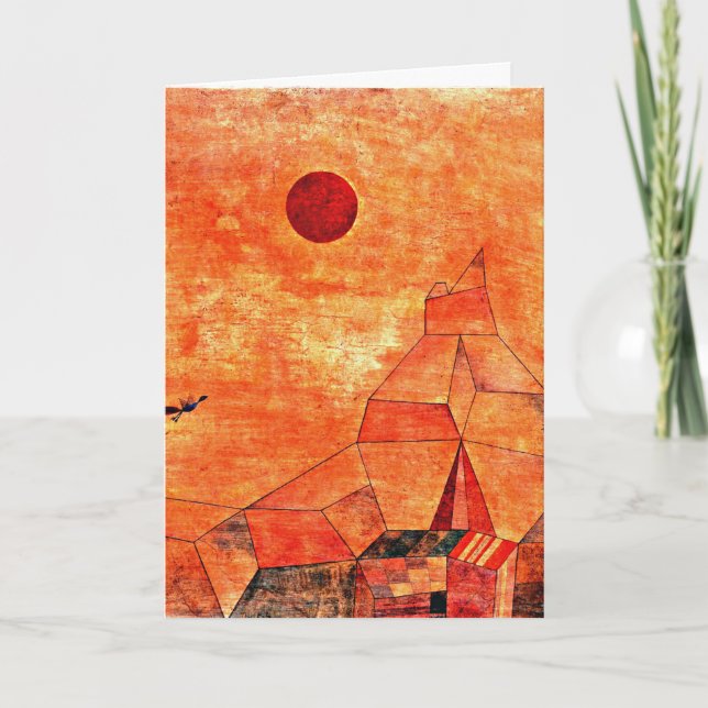 Klee - Marchen, buntes Kunstwerk Karte (Vorderseite)