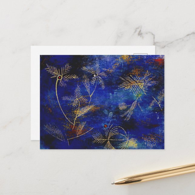 Klee - Märchen, Postkarte (Vorderseite/Rückseite Beispiel)