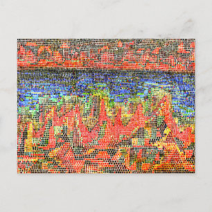 Klee - Meeresklippen Postkarte