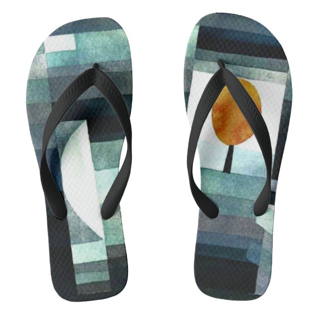 Klee - Messenger des Herbstes Flip Flops (Fußbett)