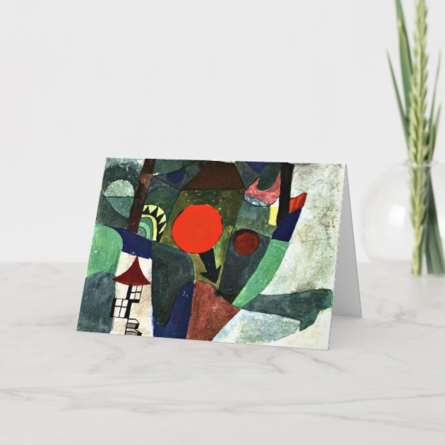 Klee - Mit der Einstellung Sun Karte (Vorderseite)