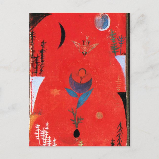 Klee - Mythos der Blume Postkarte (Vorderseite)