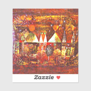 Klee - Nachtfeste Aufkleber