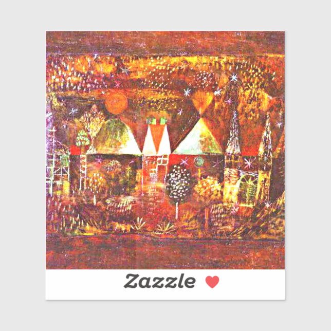 Klee - Nachtfeste Aufkleber (Blatt)