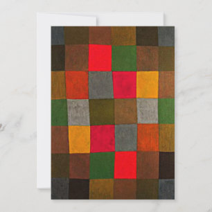 Klee - Neue Harmonie, buntes geometrisches Design Karte