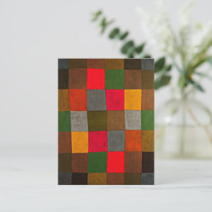Klee - Neue Harmonie, buntes geometrisches Design Postkarte