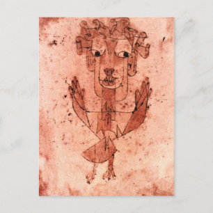 Klee - Neuer Engel (Angelus Novus) Postkarte