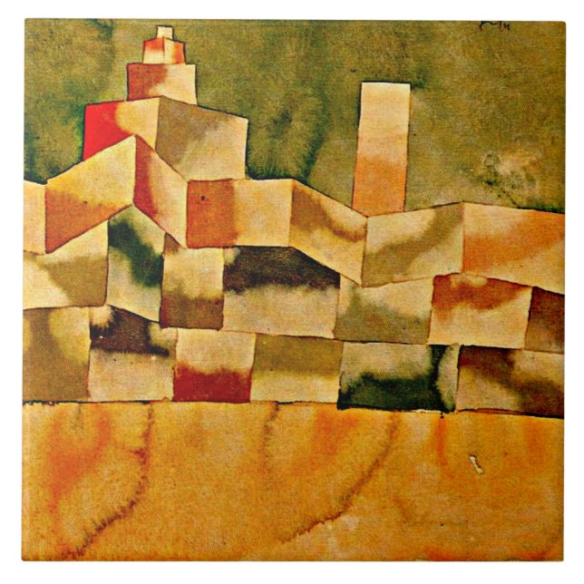 Klee - Orientalische Architektur Fliese (Vorderseite)