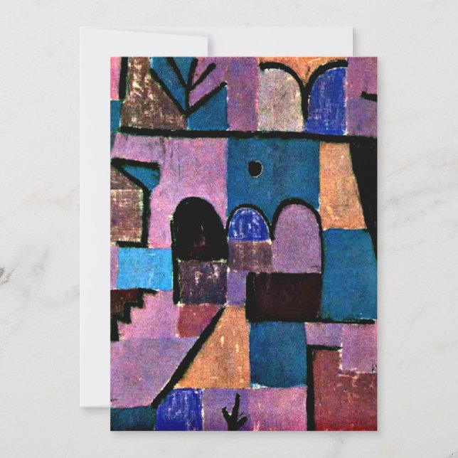 Klee - Orientalischer Garten Karte (Vorderseite)