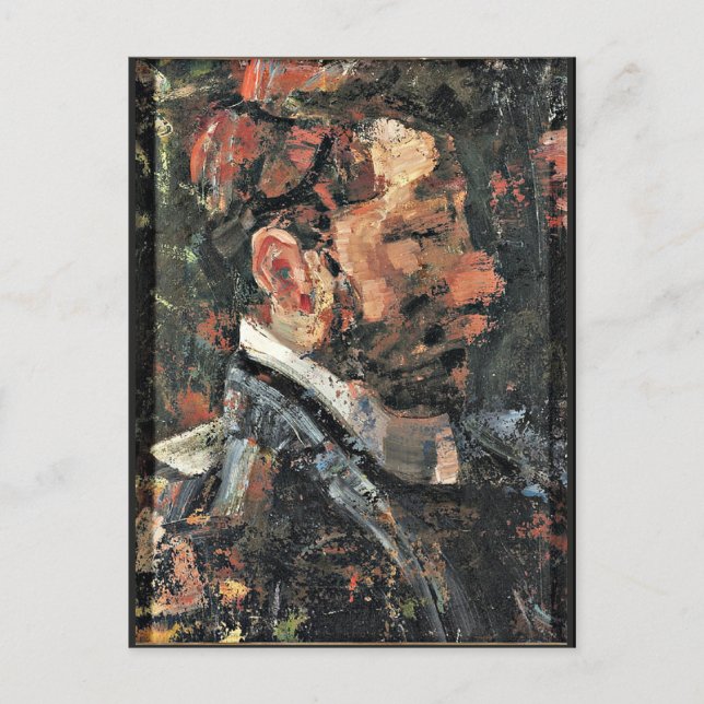 Klee - Portrait eines Mannes Postkarte (Vorderseite)