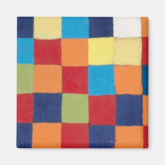 Klee - Qu 1, Farbdiagramm, Magnet (Vorne)