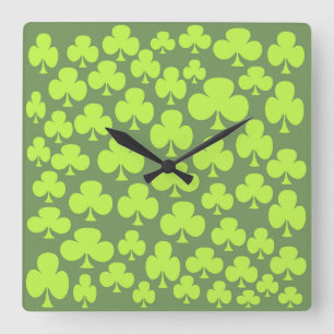 Klee Quadratische Wanduhr