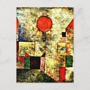 Klee - Red Balloon Postkarte