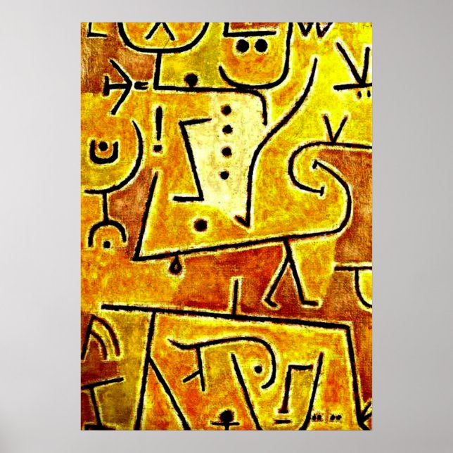 Klee - Red Waistcoat Poster (Vorne)