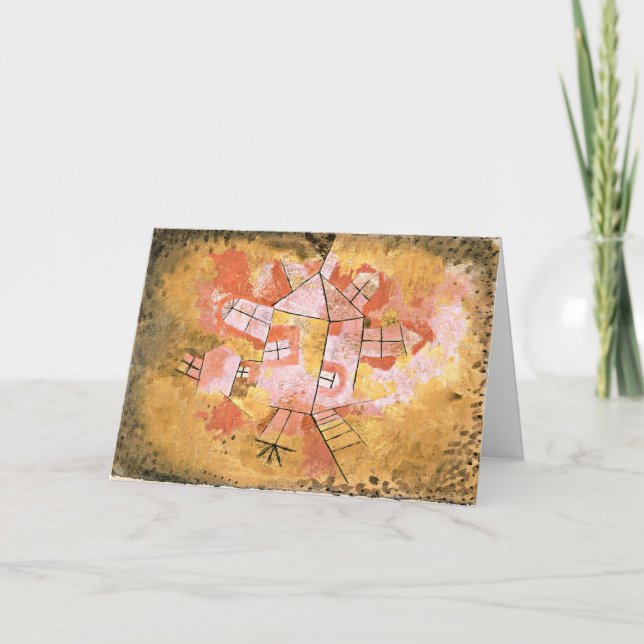 Klee - Revolving House-1921 Karte (Vorderseite)