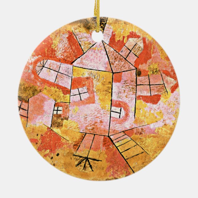 Klee - Revolving House, Keramik Ornament (Hinten)