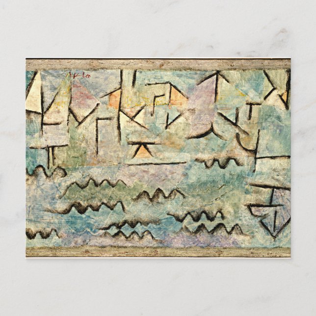 Klee - Rhein in Duisburg, HD Postkarte (Vorderseite)