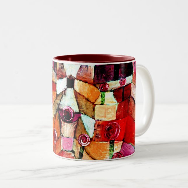 Klee - Rose Garden Zweifarbige Tasse (VorderseiteRechts)