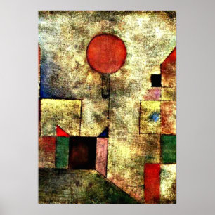 Klee: Roter Ballon Poster