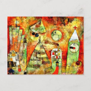 Klee - Schicksalsstunde am Dreiviertel Zwölf Postkarte