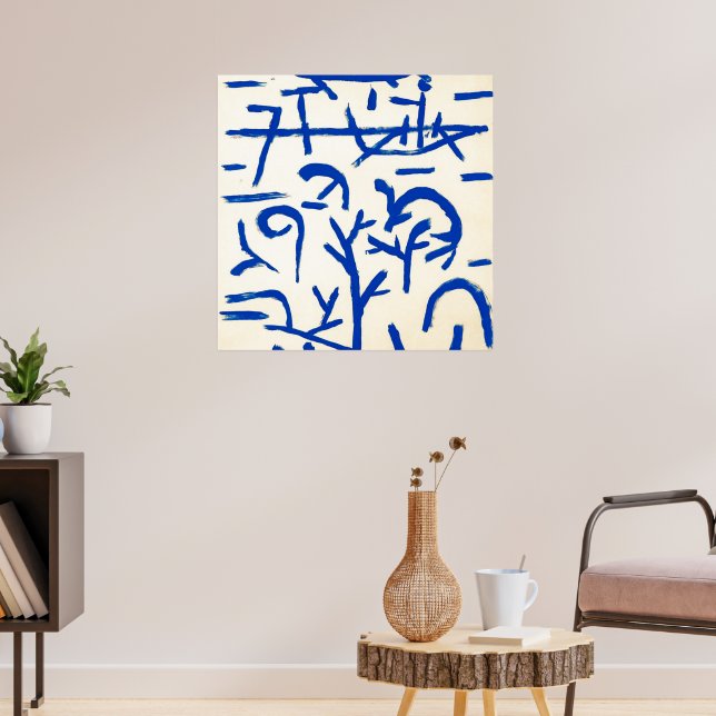 Klee - Schiffe in der Flut Poster (Wohnzimmer 3)