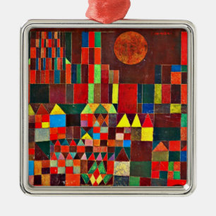 Klee - Schloss und Sonne Ornament Aus Metall