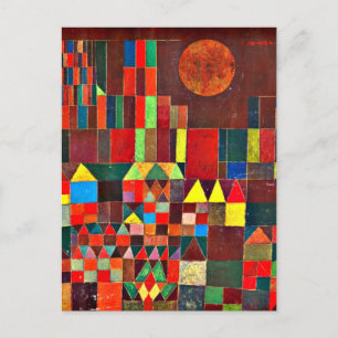 Klee - Schloss und Sun Postkarte