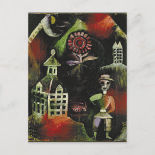 Klee - Schulhaus Postkarte