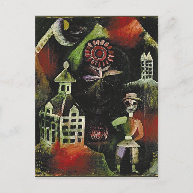 Klee - Schulhaus Postkarte (Vorderseite)