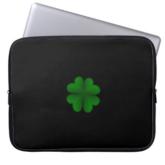 Klee (schwarz) laptopschutzhülle
