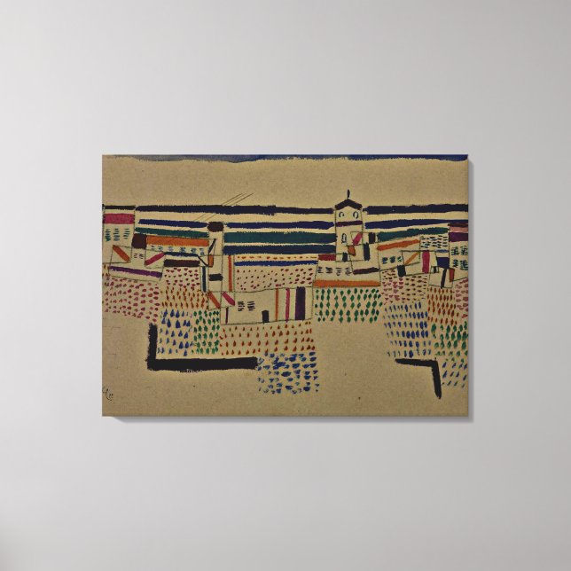 Klee - Seaside Resort in Südfrankreich Leinwanddruck (Vorderseite)