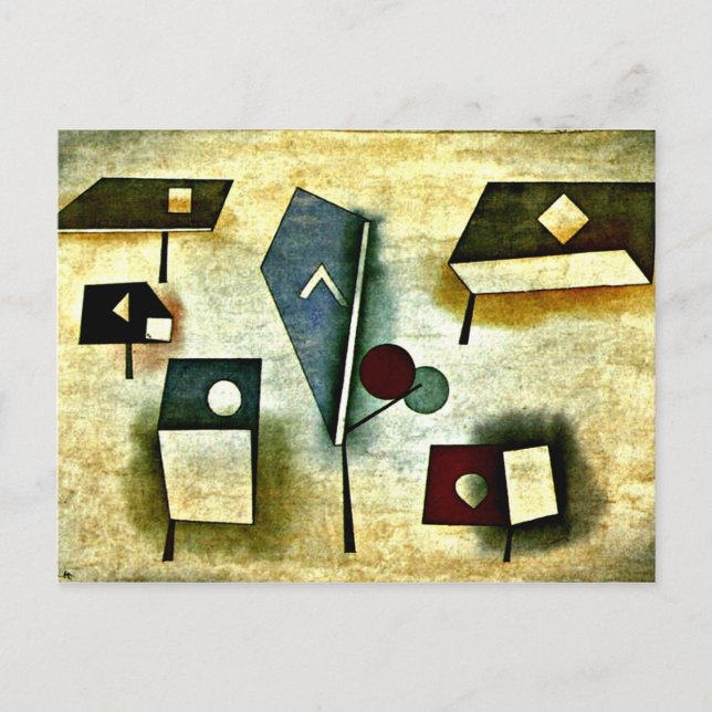 Klee - sechs Arten Postkarte (Vorderseite)