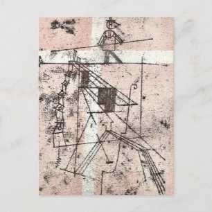 Klee - Seiltänzer Postkarte