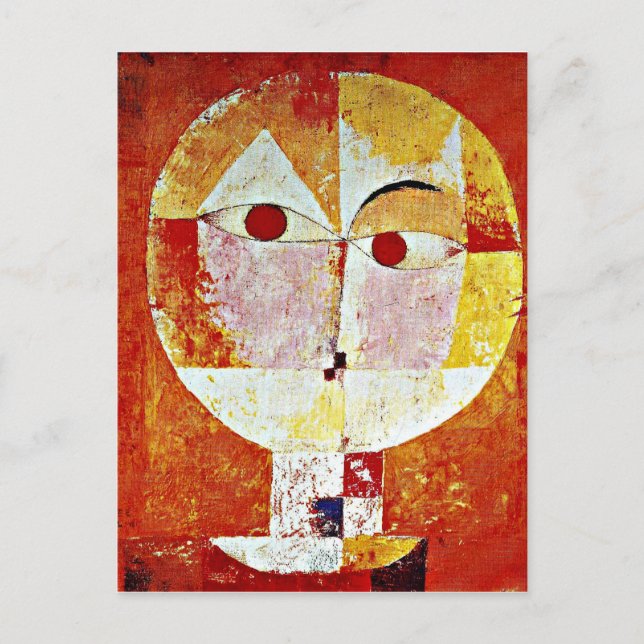 Klee - Senecio Postkarte (Vorderseite)