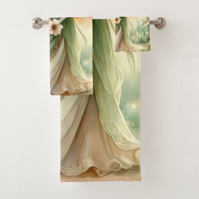 Klee-Serenity-Engel Badhandtuch Set (Insitu)