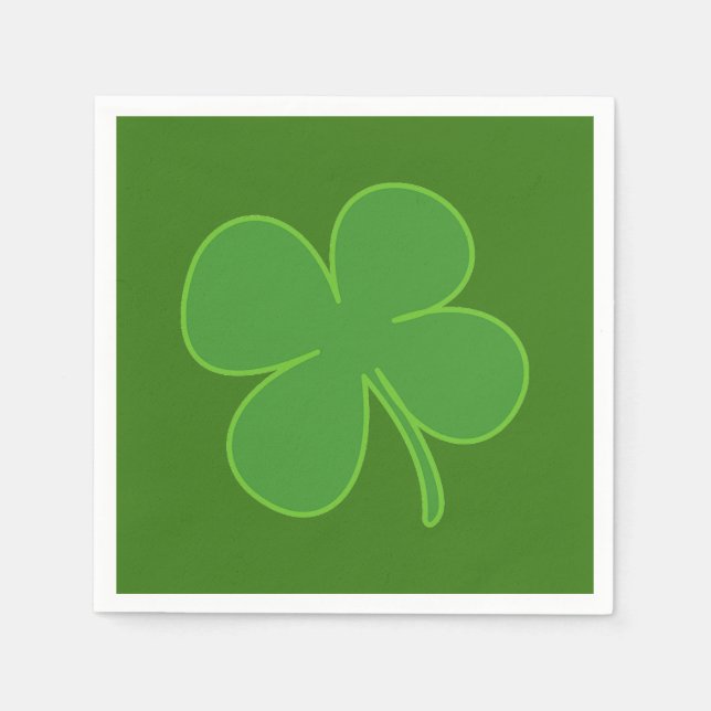 Klee Serviette (Vorderseite)