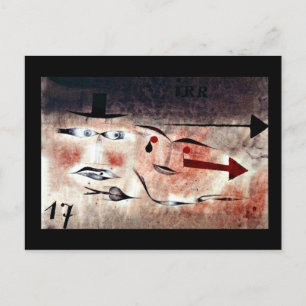 Klee - siebzehn postkarte